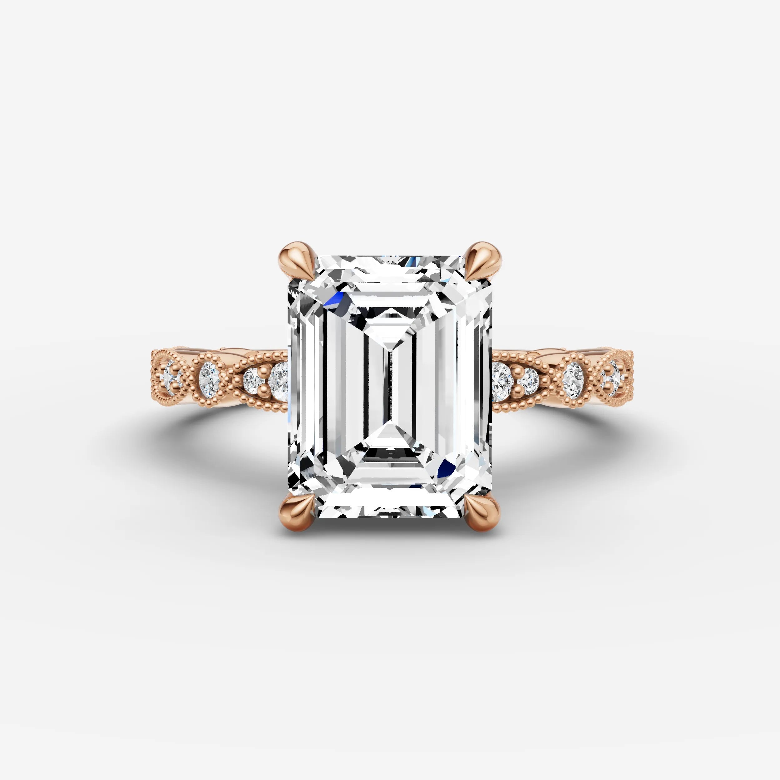 Vintage Pave - Emerald