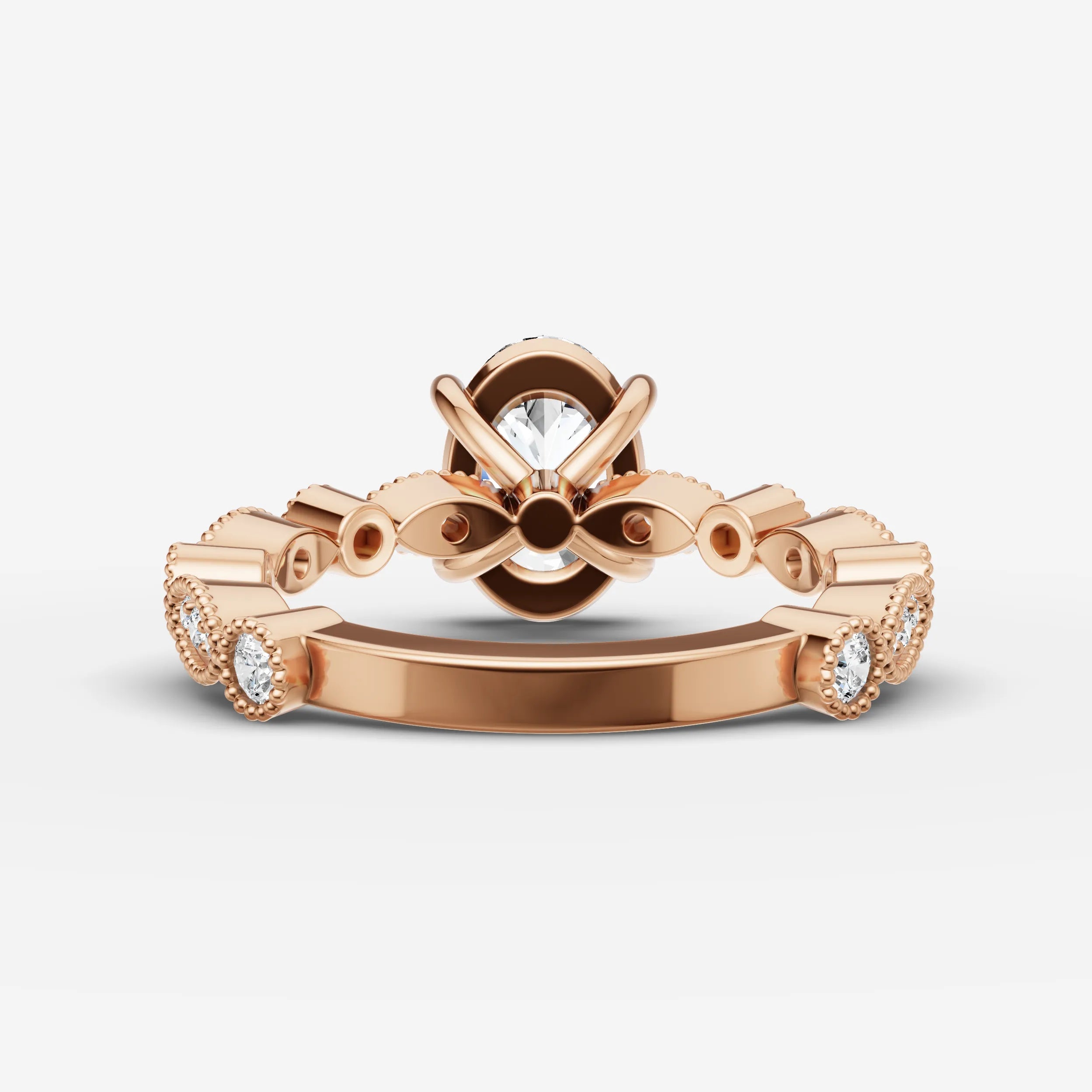Vintage Pave - Oval