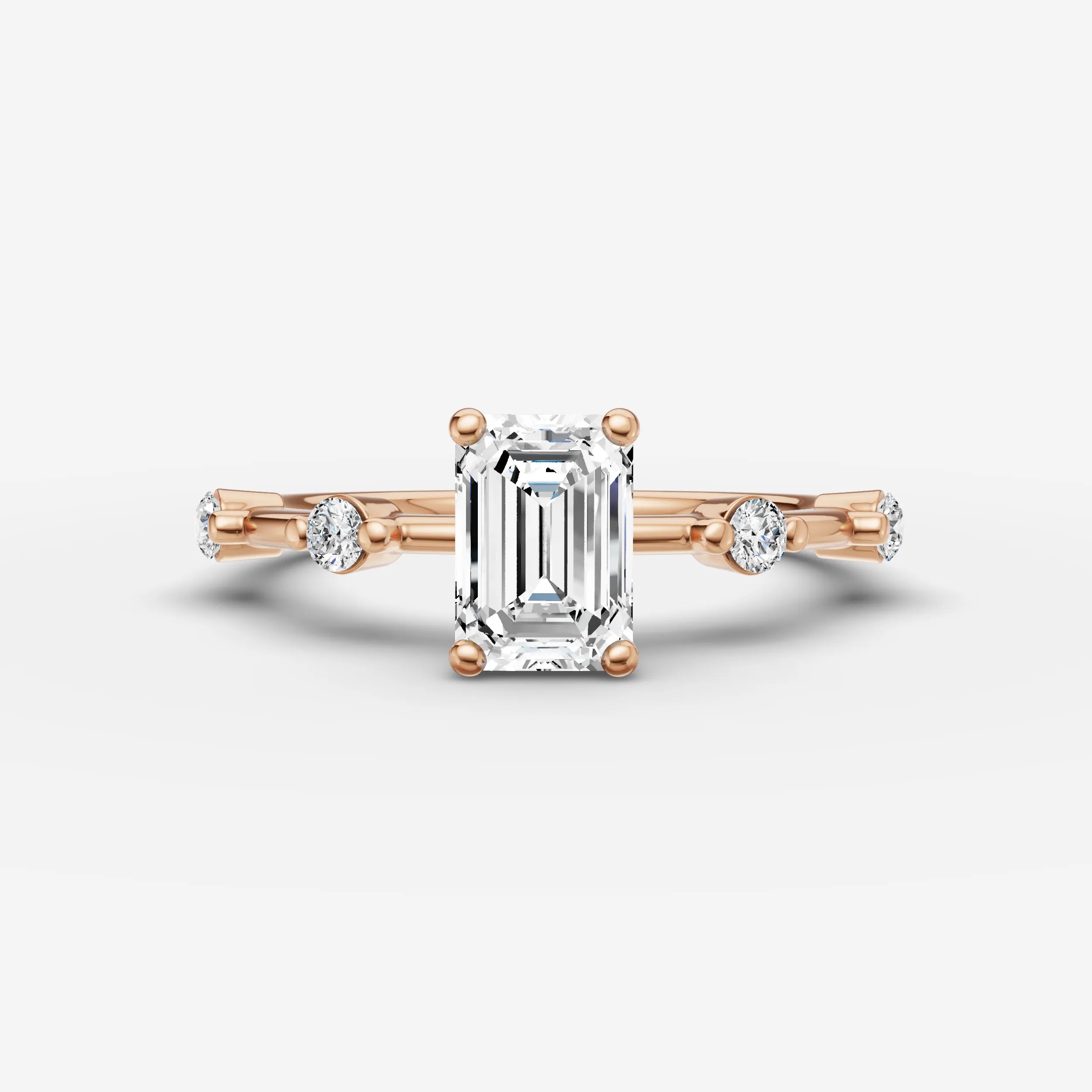 Dainty Pave - Emerald