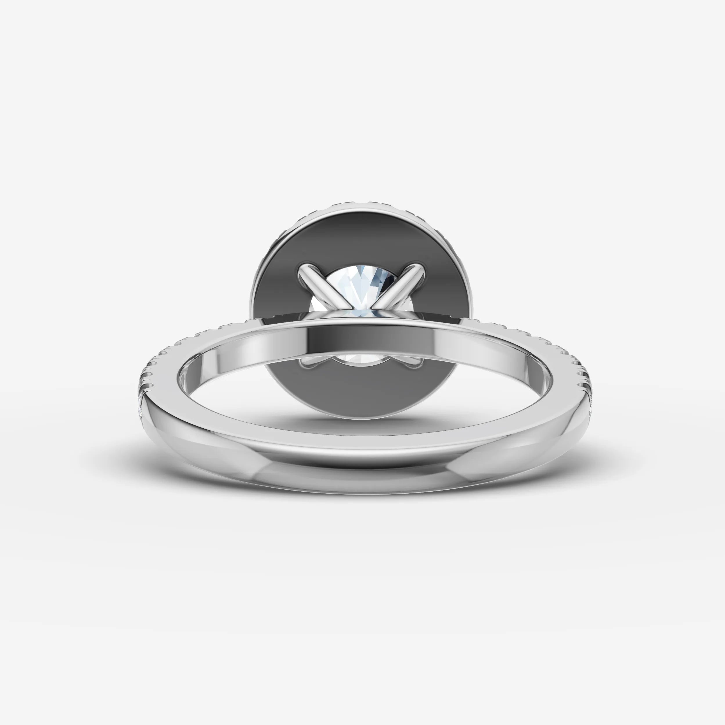 Halo & Pave - Round