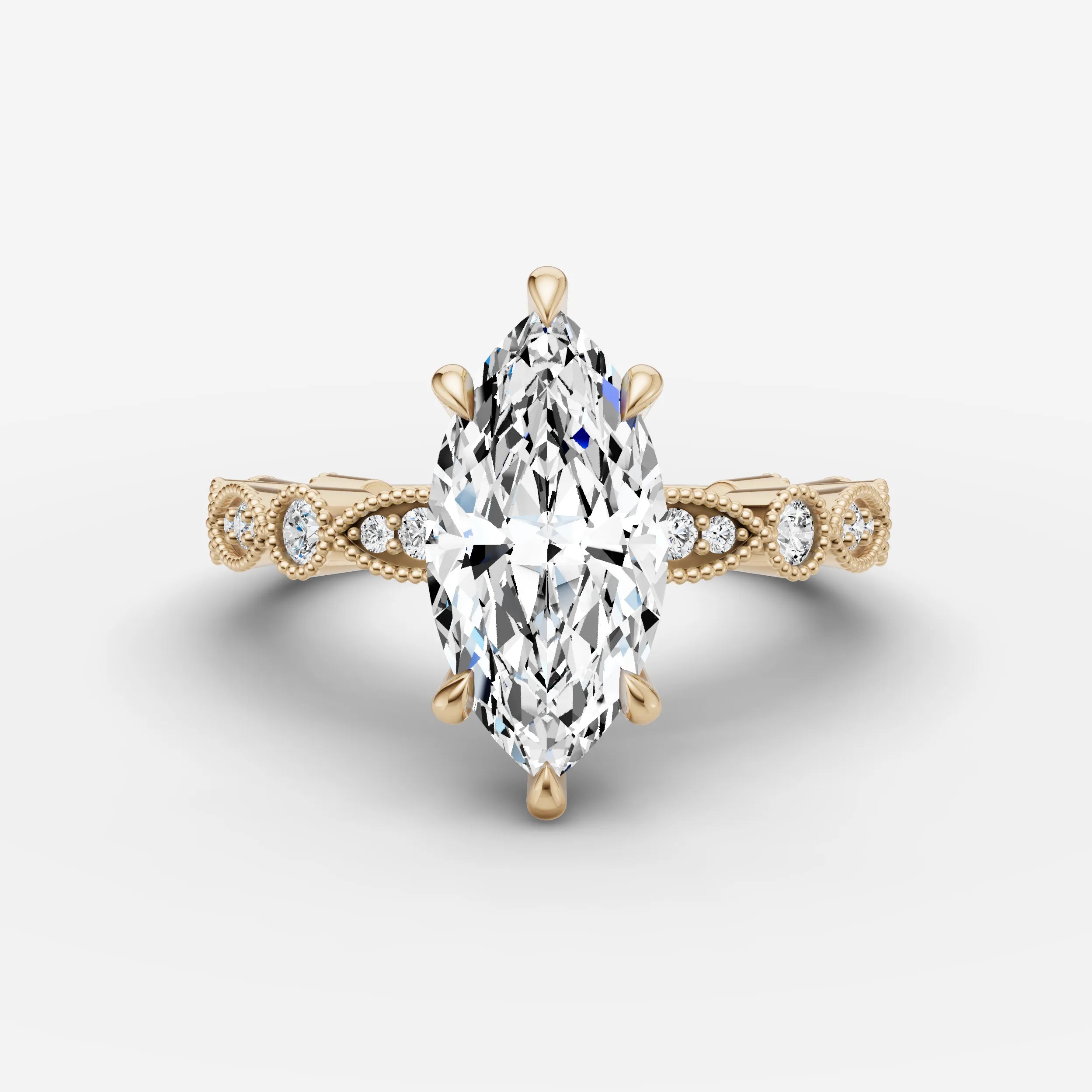 Vintage Pave - Marquise
