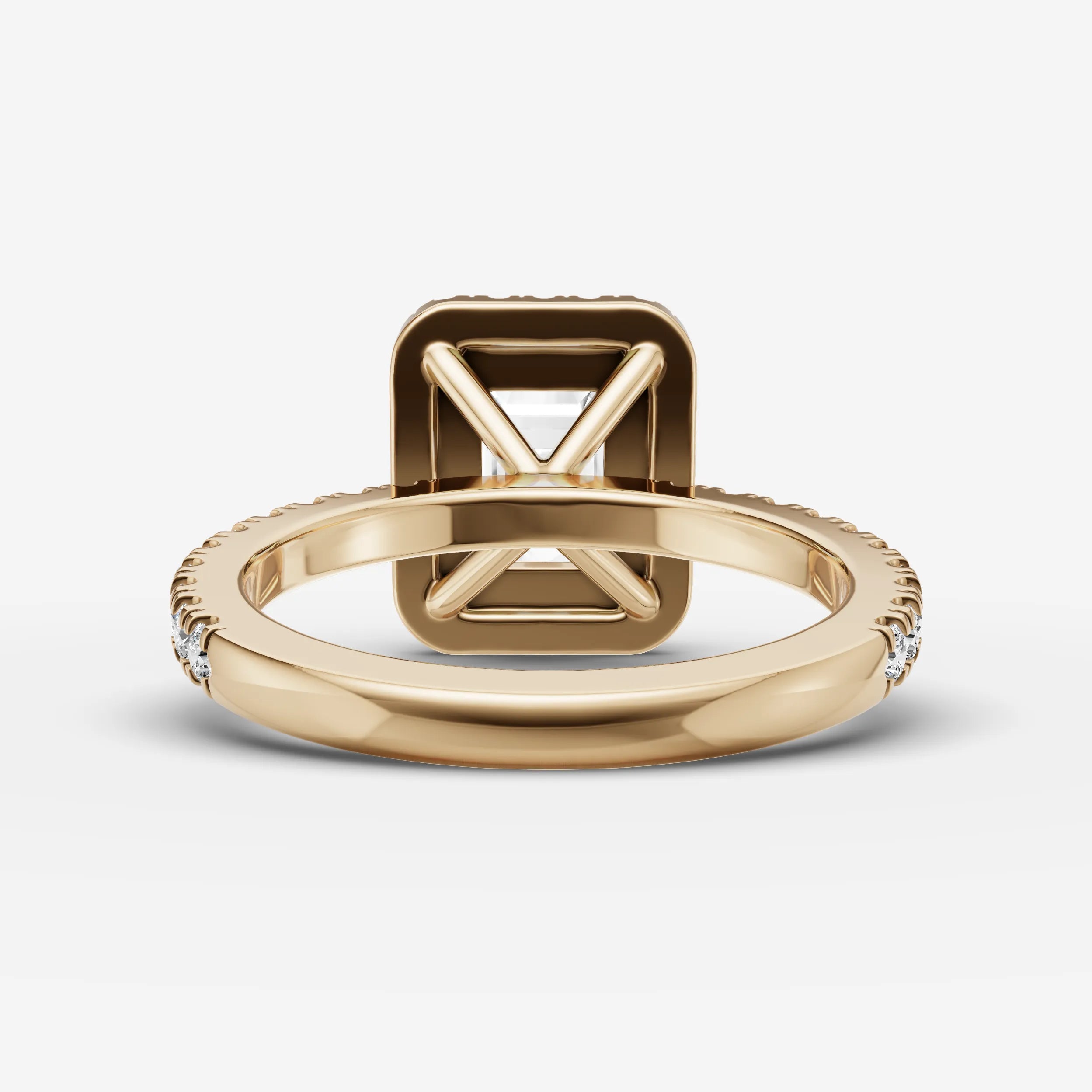 Halo & Pave - Emerald