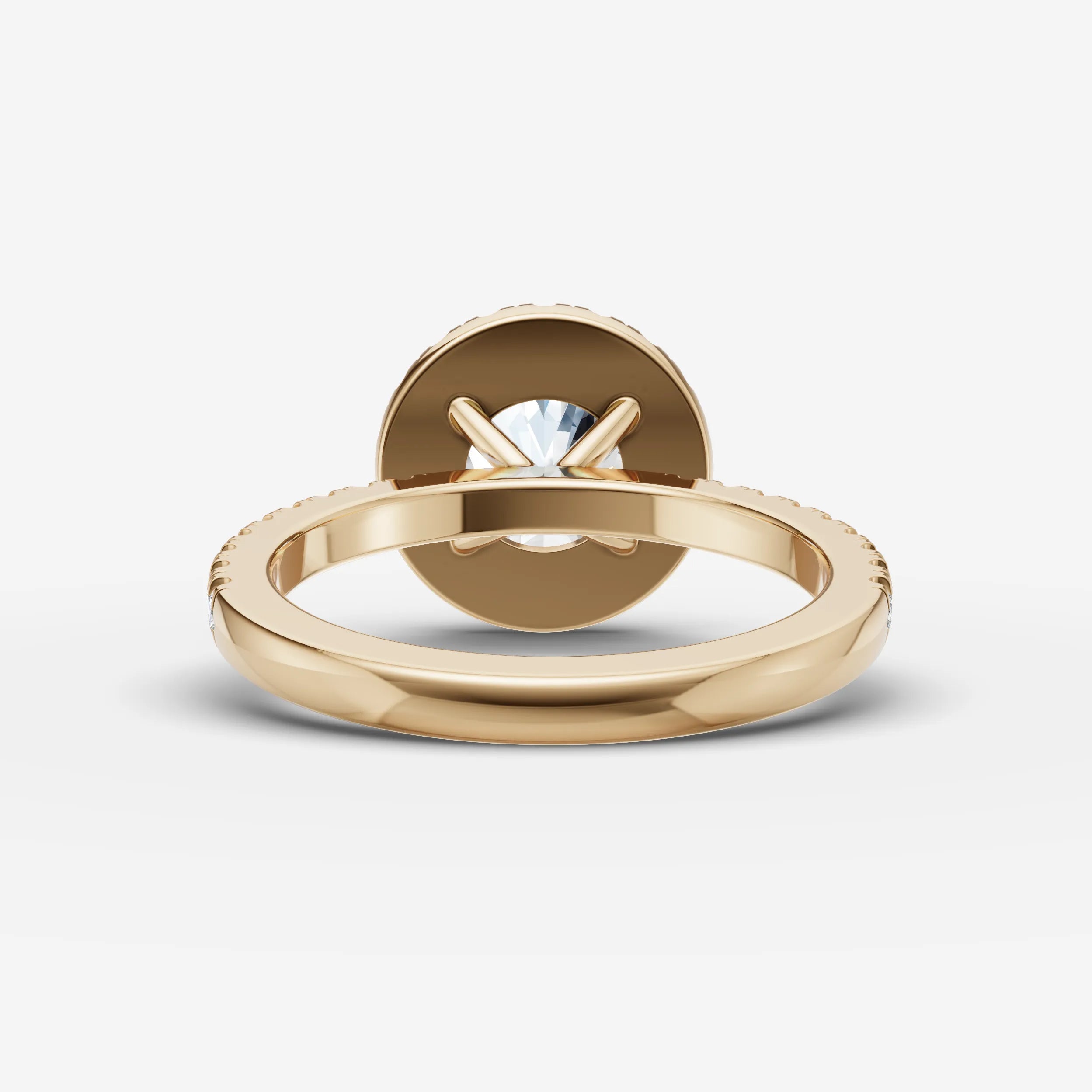 Halo & Pave - Round