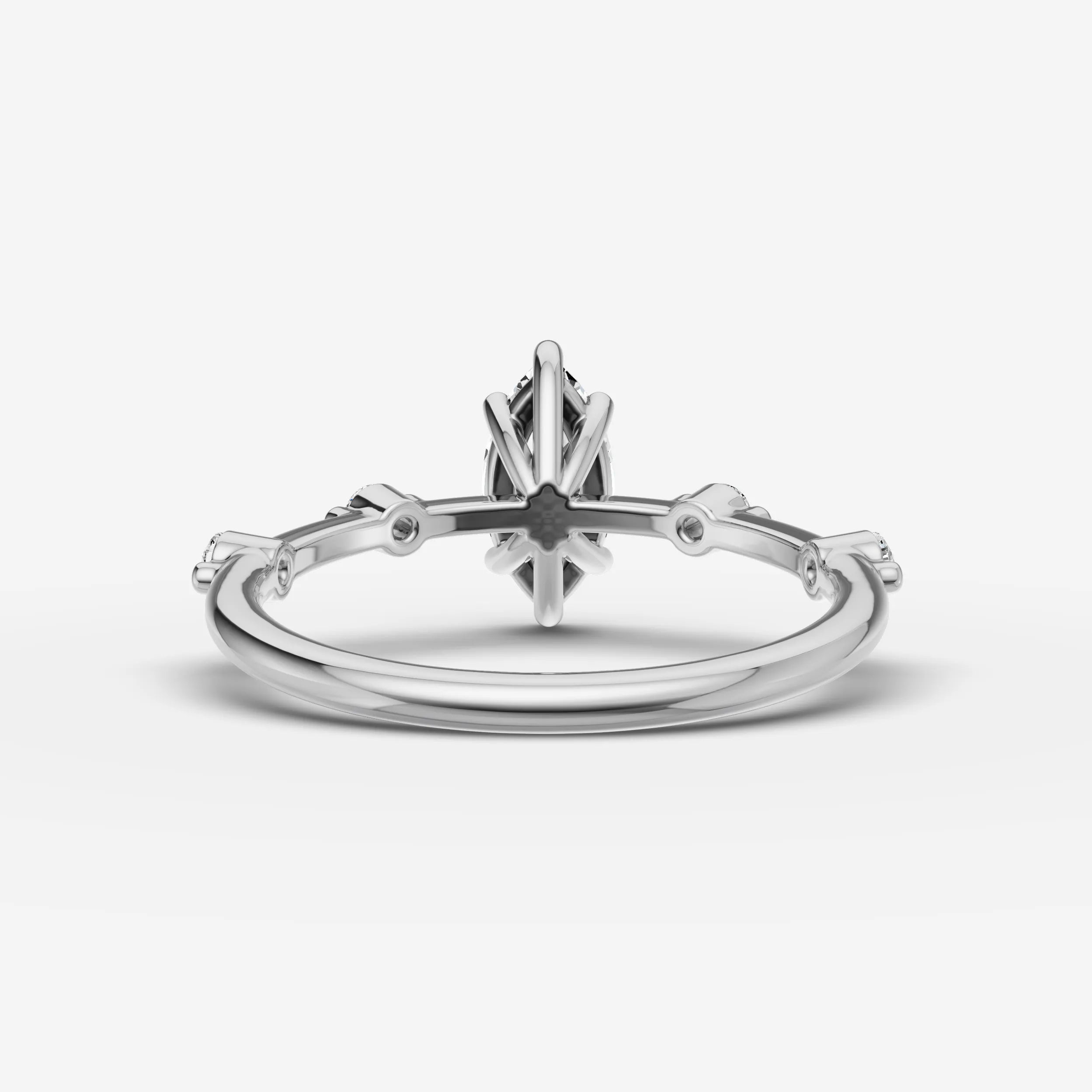 Dainty Pave - Marquise
