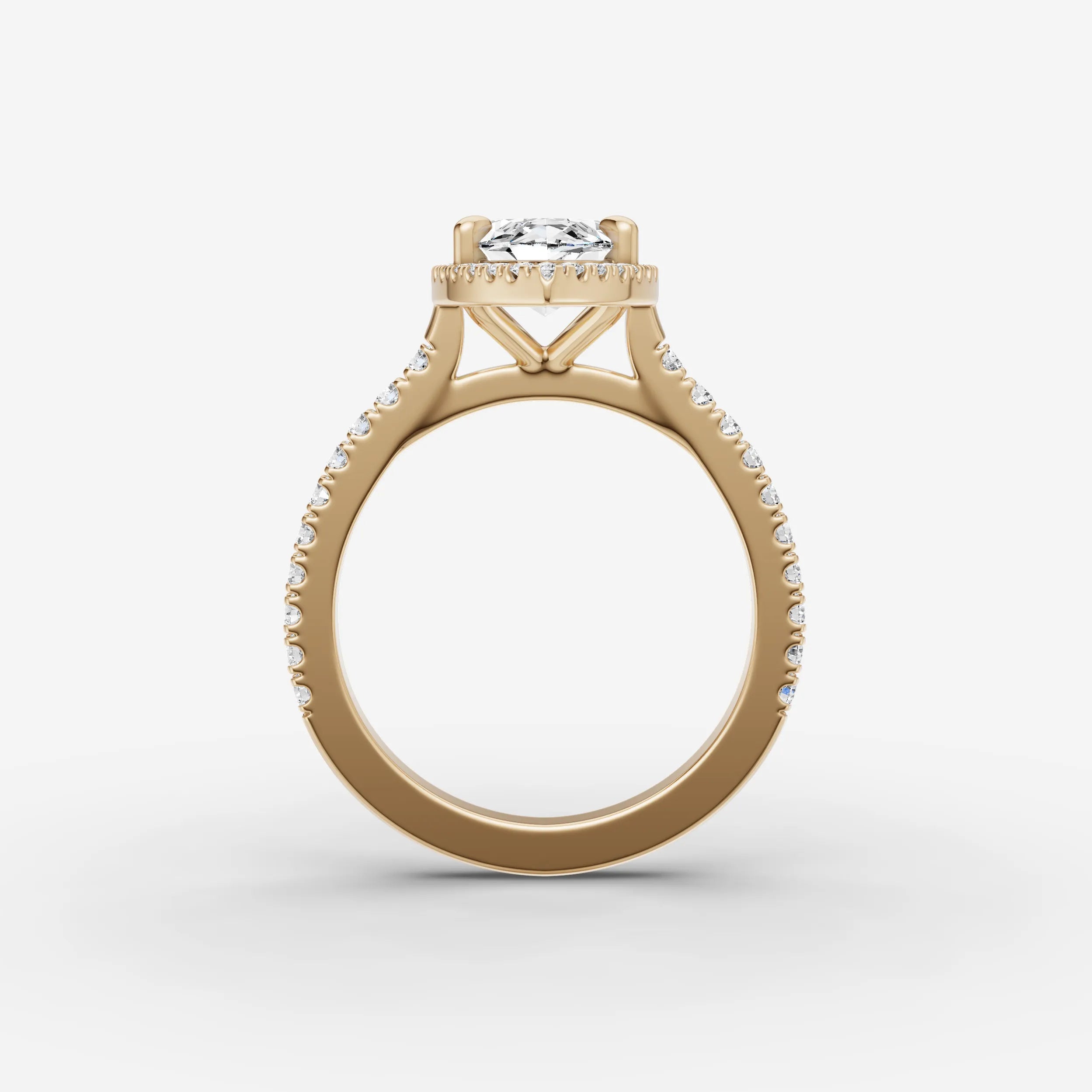 Halo & Pave - Marquise