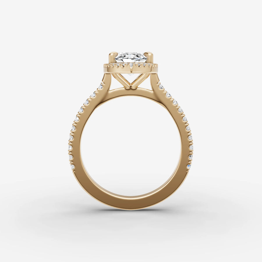 Halo & Pave - Marquise