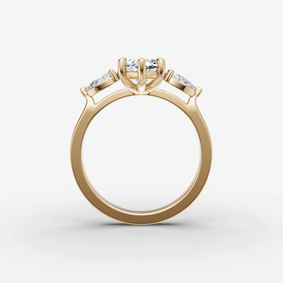 Three stone - Marquise