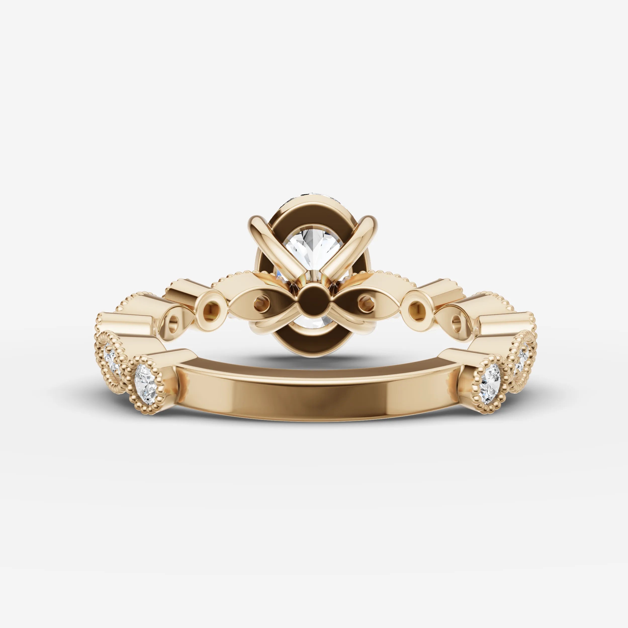 Vintage Pave - Oval