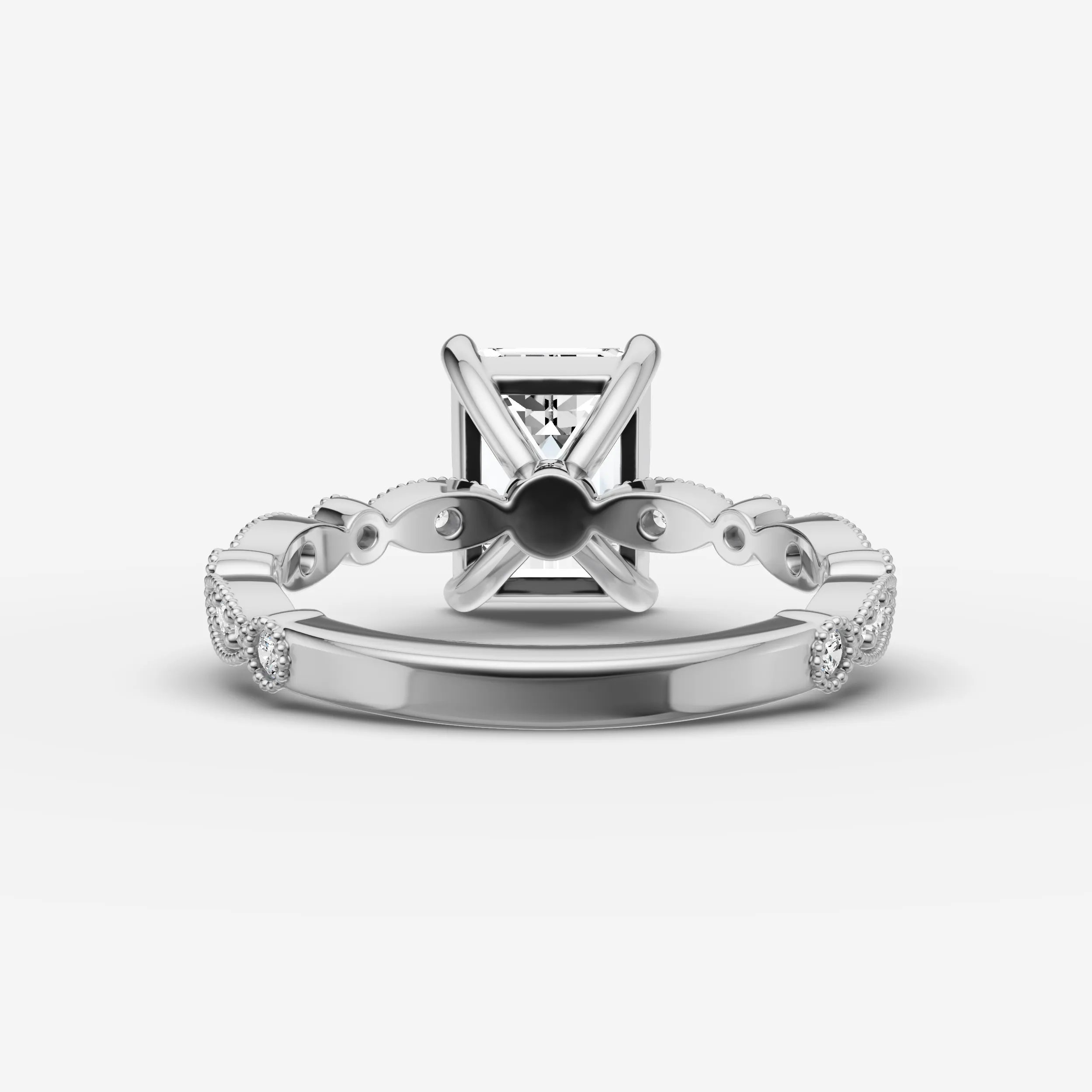 Vintage Pave - Emerald