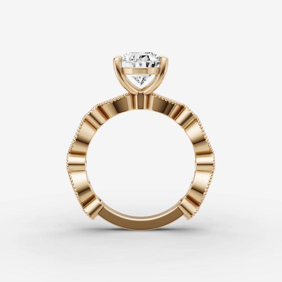 Vintage Pave - Oval