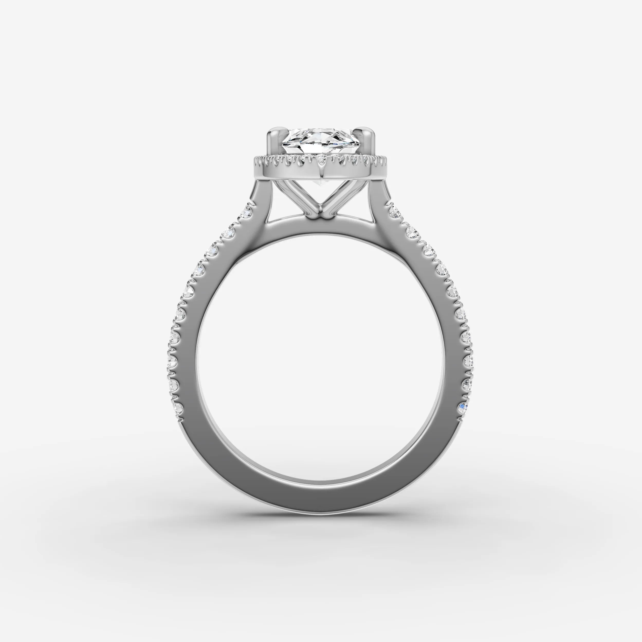 Halo & Pave - Marquise