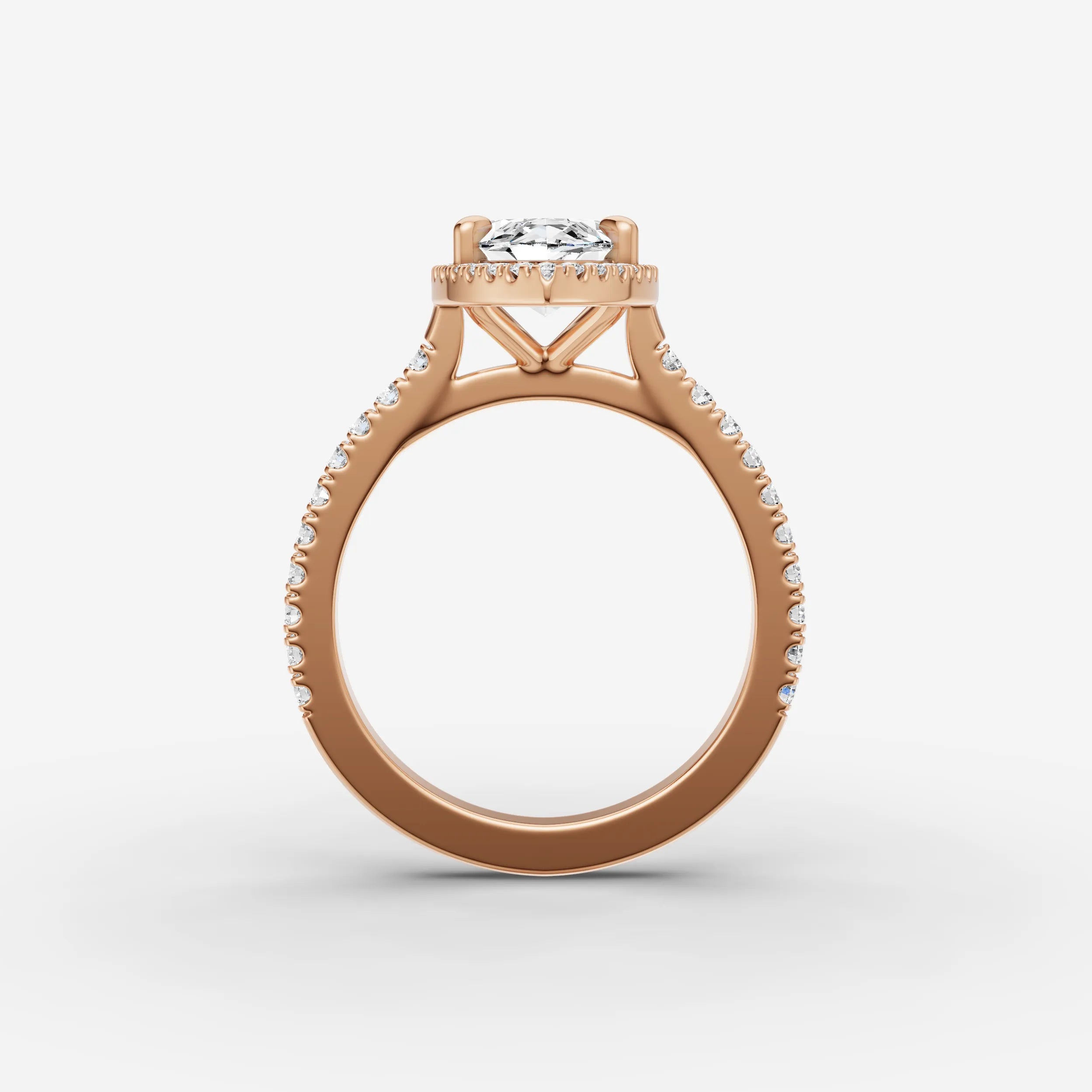 Halo & Pave - Marquise