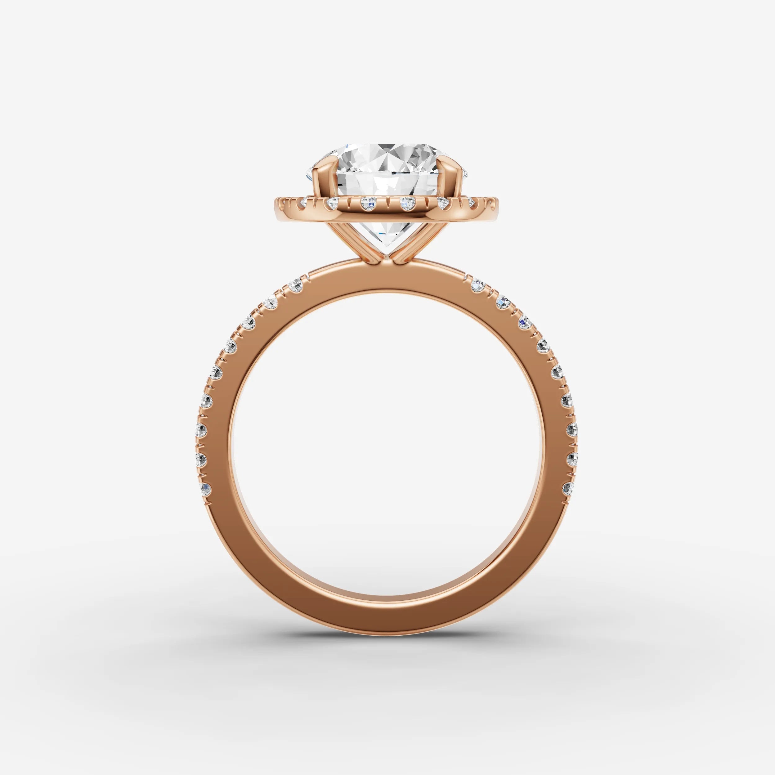 Halo & Pave - Round
