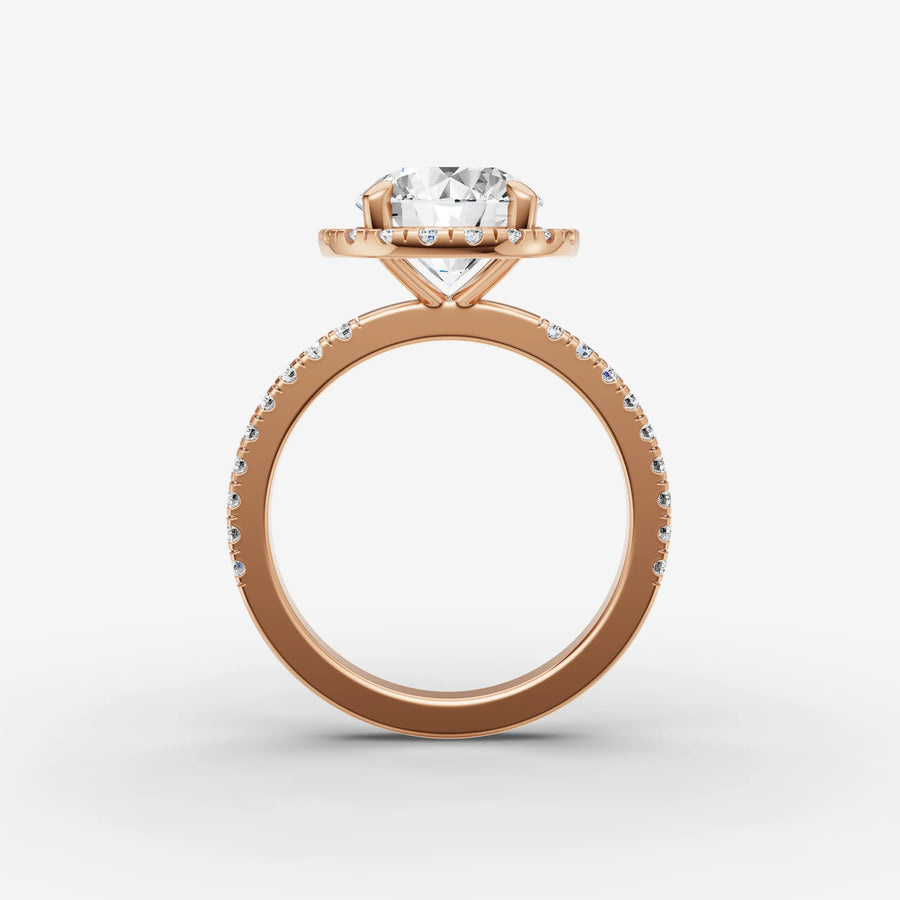 Halo & Pave - Round