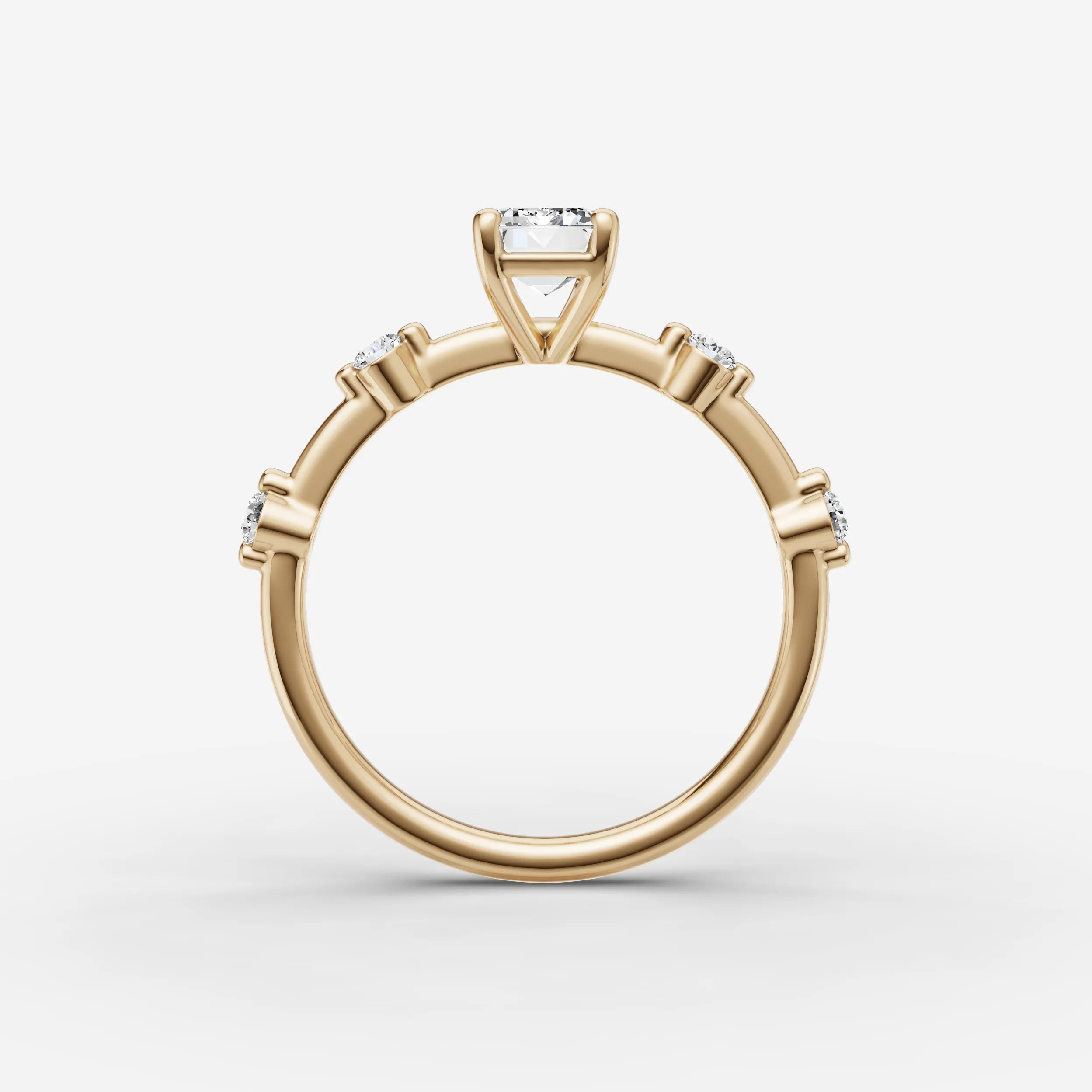 Dainty Pave - Emerald