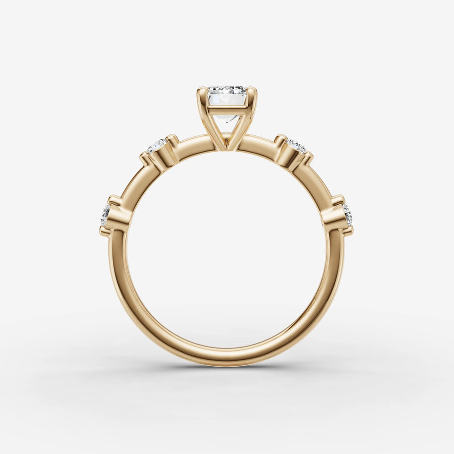 Dainty Pave - Emerald