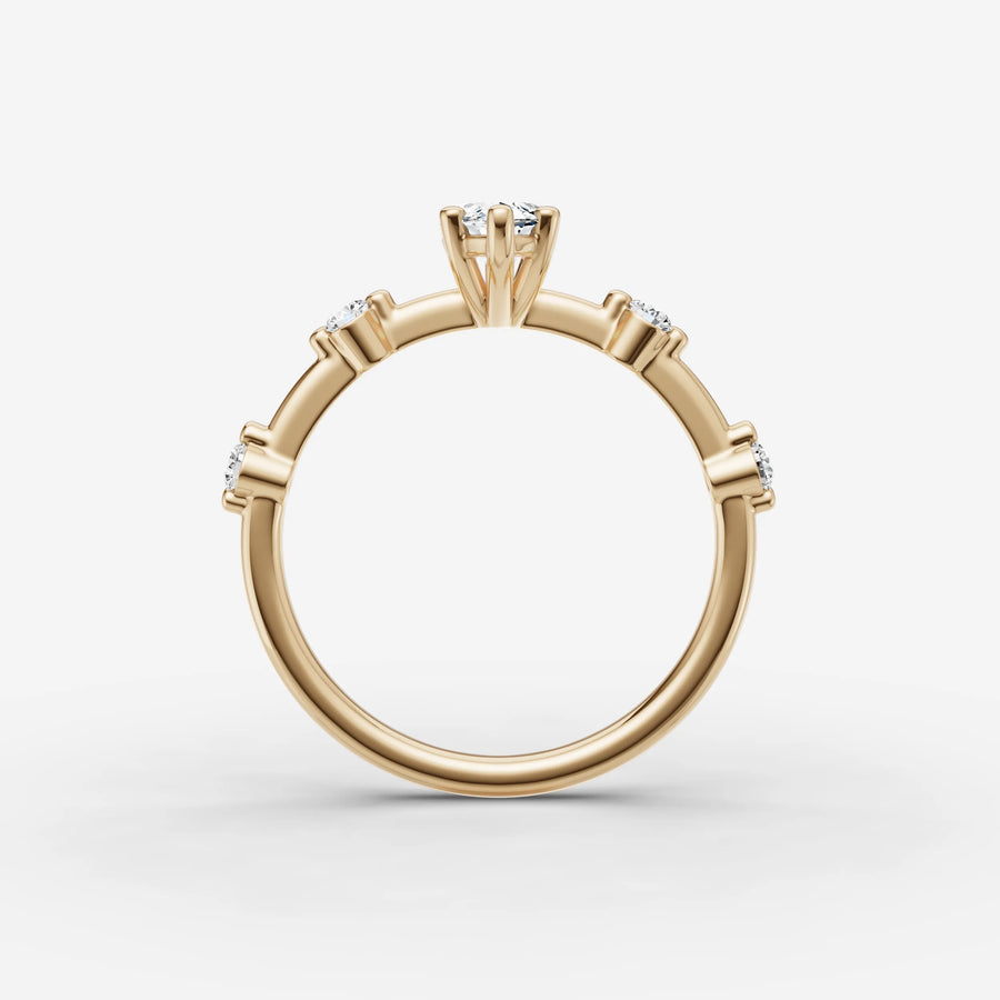 Dainty Pave - Marquise
