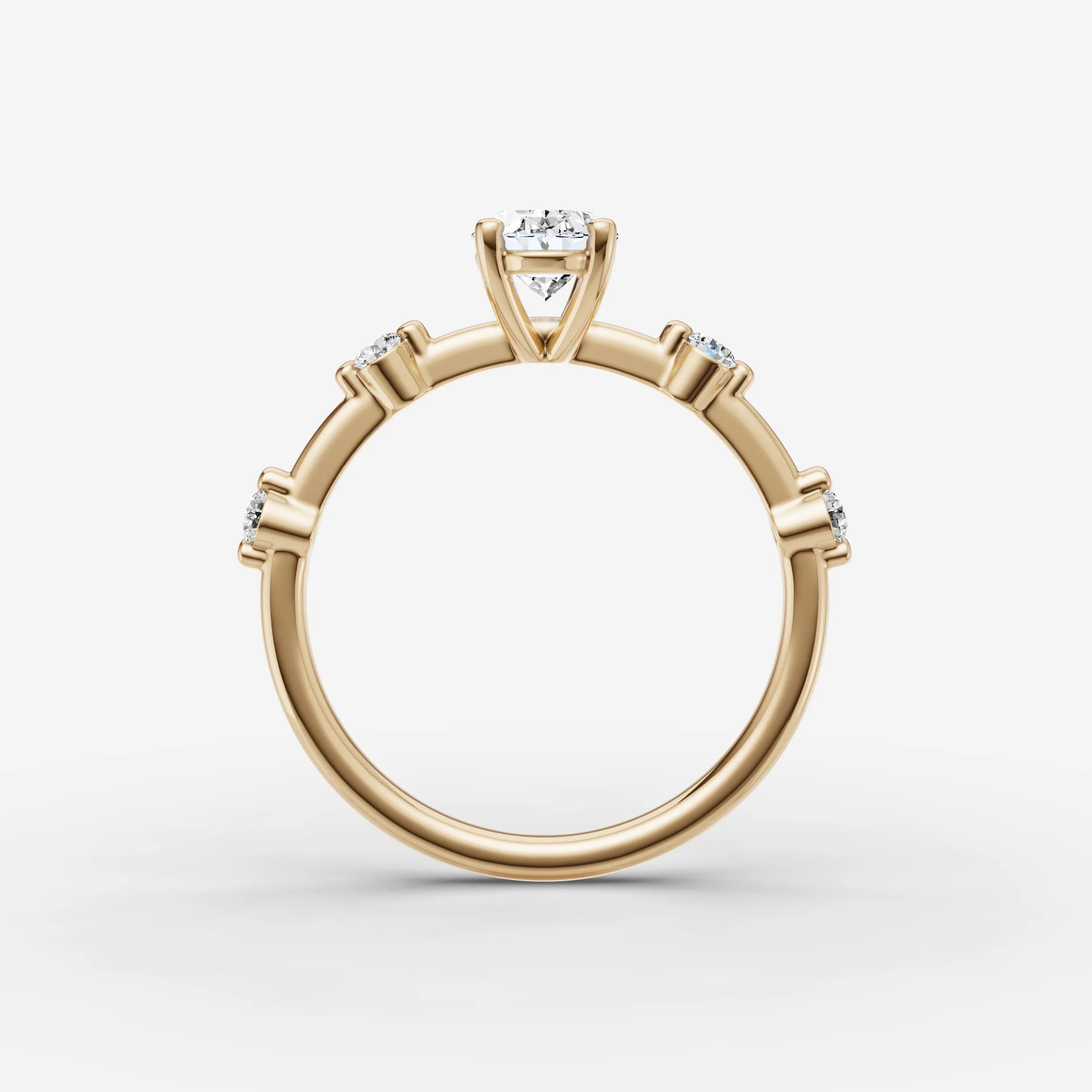 Dainty Pave - Oval